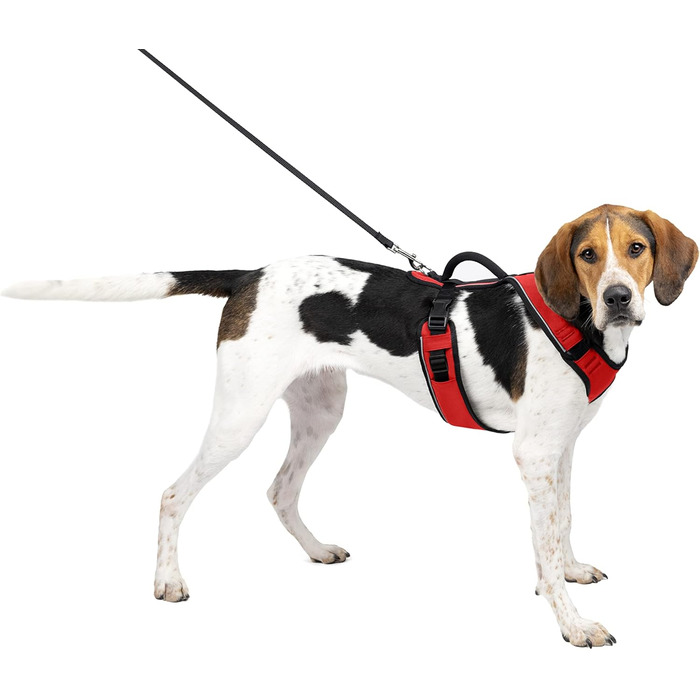 Шлейка для собак PetSafe EasySport, повністю з м'якою підкладкою, для собак 9-16,5 кг, розмір S, червона