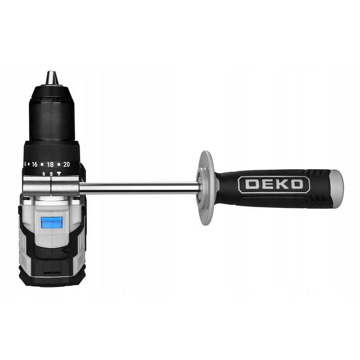 Акумуляторний шурупокрут DEKO 20 V безщітковий, 120 Нм, у кейсі