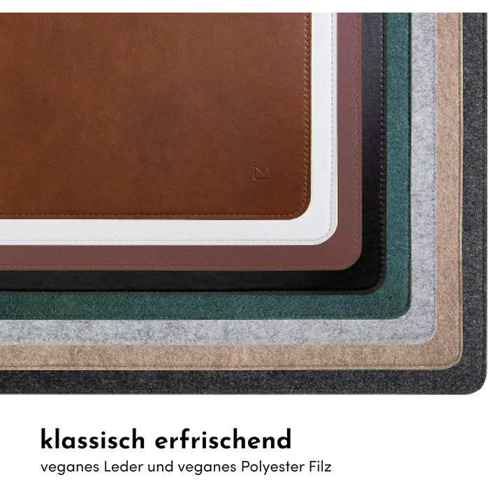 Підкладка під стіл FORMGUT з фетру (90x30 см, світло-сіра) - килимок для ноутбука, XXL мишка, підкладка на стіл, світло-сірий фетр 90 x 30 см