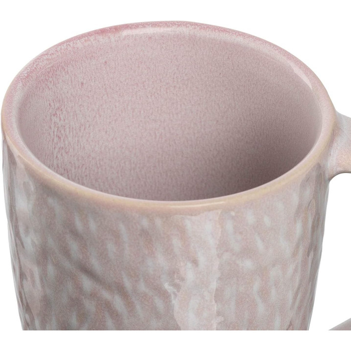 Керамічні чашки Leonardo Matera, 6 шт., сірі, 430 мл, придатні для миття в посудомийній машині та мікрохвильовій печі