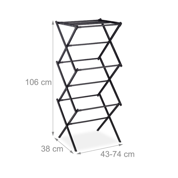 Relaxdays Folding and Extendable Clothes Rack