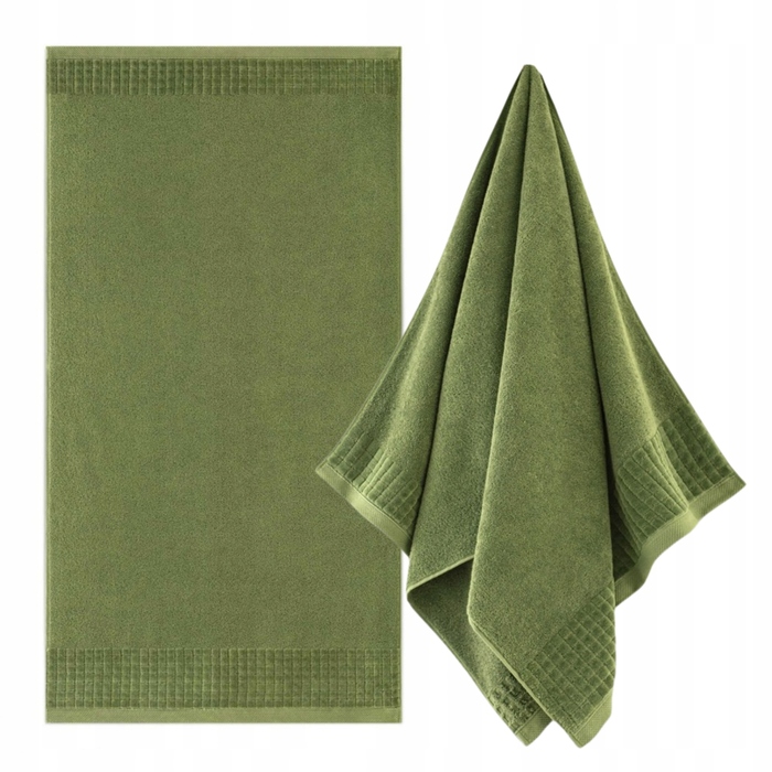 Великий банний рушник ZWOLTEX PAULO 3 AB, зелений, 500г, 70x140см