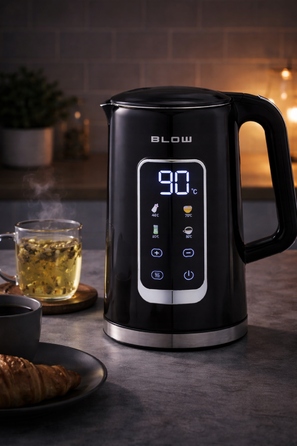 Електричний чайник 2500 Вт, 1,7 л, бездротовий, з регулюванням температури та WiFi