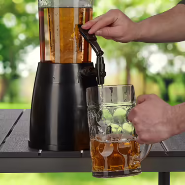 Relaxdays 2.5 l Beer Tower with Tap
