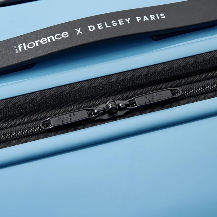 Чемодан для жінок Florence by Mills Spin Me Away Hartschalengepäck, розширюваний, з коліщатками, Checked-Large 29 дюймів, колір цинково-блакитний