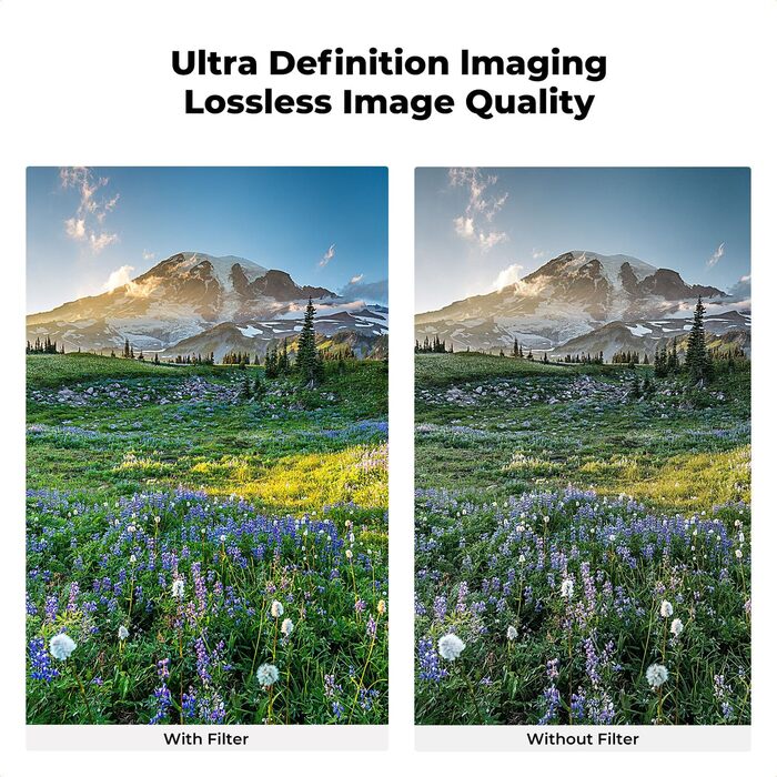 Поляризаційний фільтр K&F Concept 67mm для фотографій: глибокі кольори, зменшення відблисків та відображень, оптичне скло з Multi-Nano покриттям (Nano-Dazzle)