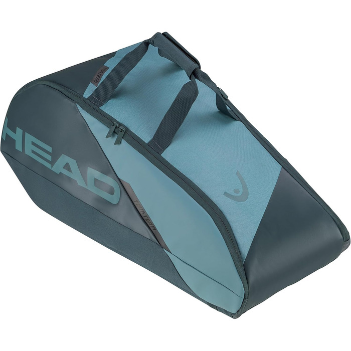 HEAD Tour Racquet Bag - Schwarz/Weiß (Cyan/Blau) - Tennis Bag for Players