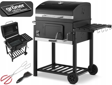 Вугільний гриль GRÖNER Outdoor ThinKING, 56 x 42 см