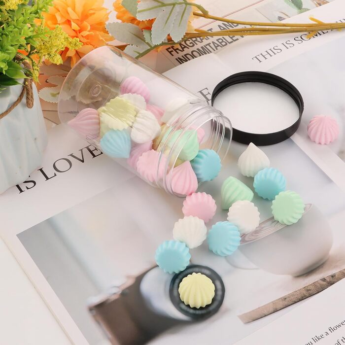 Набір контейнерів для зберігання 16 шт. по 500 мл з кришкою, прозорі пластикові банки, BPA-Free, для солодощів та продуктів харчування