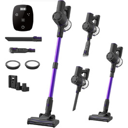 Бездротовий акумуляторний пилосос Vexilar V8PRO 6-в-1: для твердих поверхонь, килимів та шерсті тварин. 35KPa, 45 хв роботи.