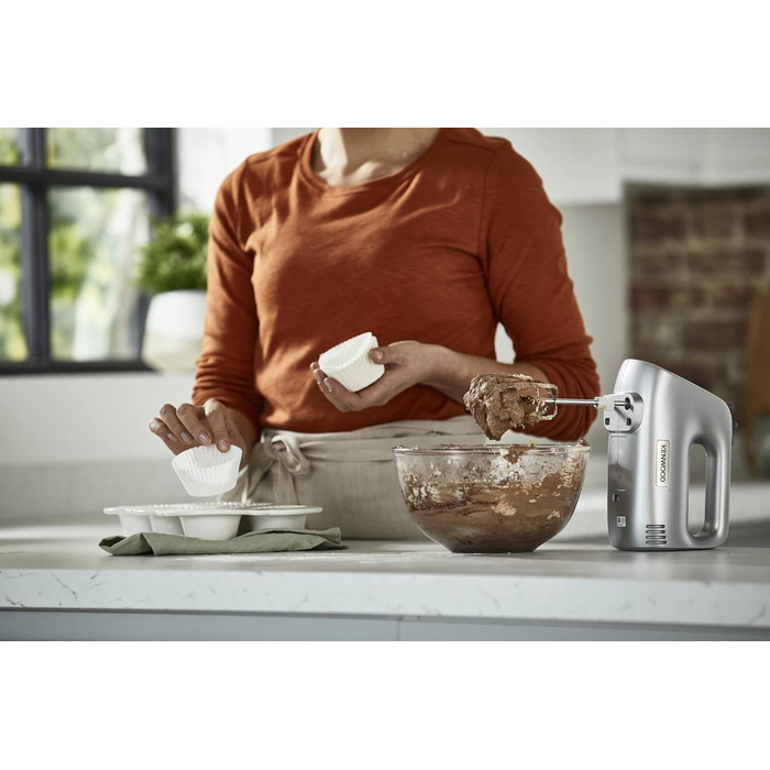 Міксер ручний Kenwood QuickMix Go HMP40.000GY (350W, срібний) з набором аксесуарів