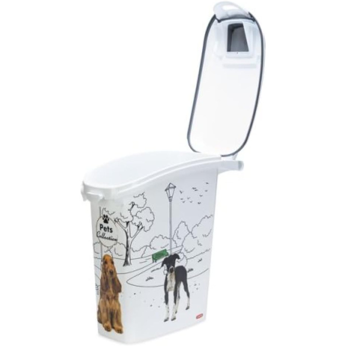 Curver PetLife Контейнер для корму 10 кг / 23Л, сухий корм для собак, 23,5x49,7x50,30 см