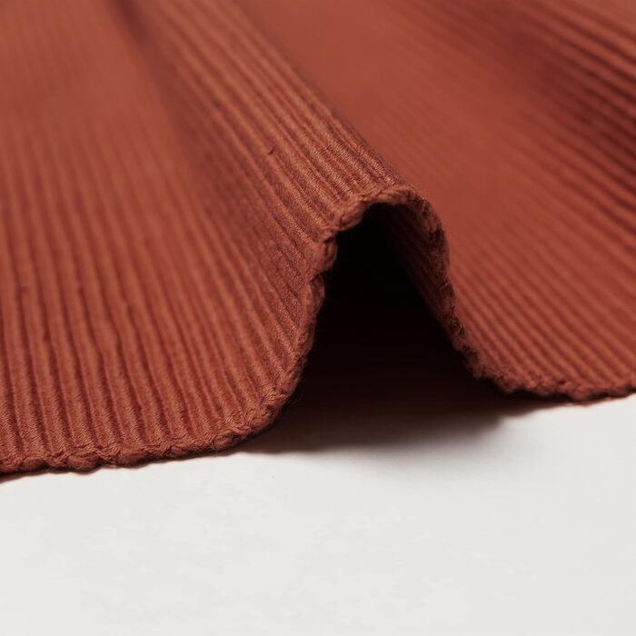 Комплект із 4 столових серветок LINUM Uni 35x46 см, 100% рифлена бавовна, миючі, іржаво-оранжеві
