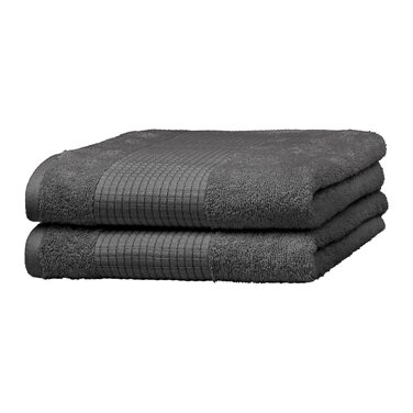 Набір махрових рушників Merana Rome, 100% бавовна, преміум якість, 590 GSM, Shark Grey (8 предметів: 4 гостьових, 2 рушники для рук, 2 банні)