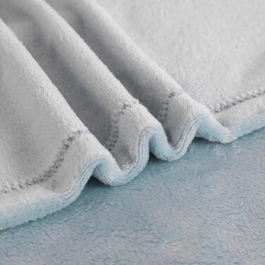 Плед Mixibaby: м'який та теплий, 150x200 см, світло-сірий | Плед для дому, дитячий плед