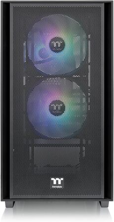 Корпус Thermaltake Versa H16 TG ARGB - Мікро-ATX, Чорний