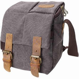 Сумка для камери Neuleben: водонепроникна, унісекс, з канвасу, для DSLR (Сірий)