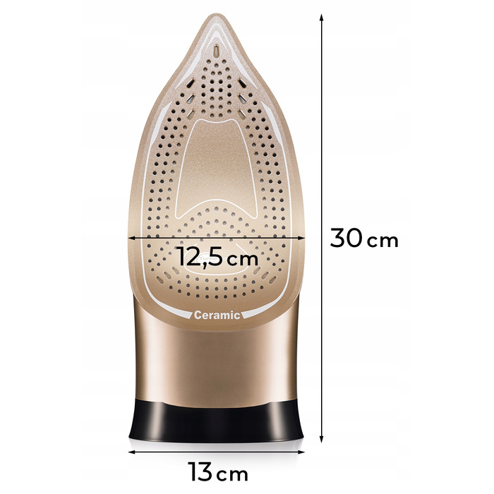 Парова праска Mozano Perfect Smooth, 3200 Вт, керамічна підошва, 350 мл