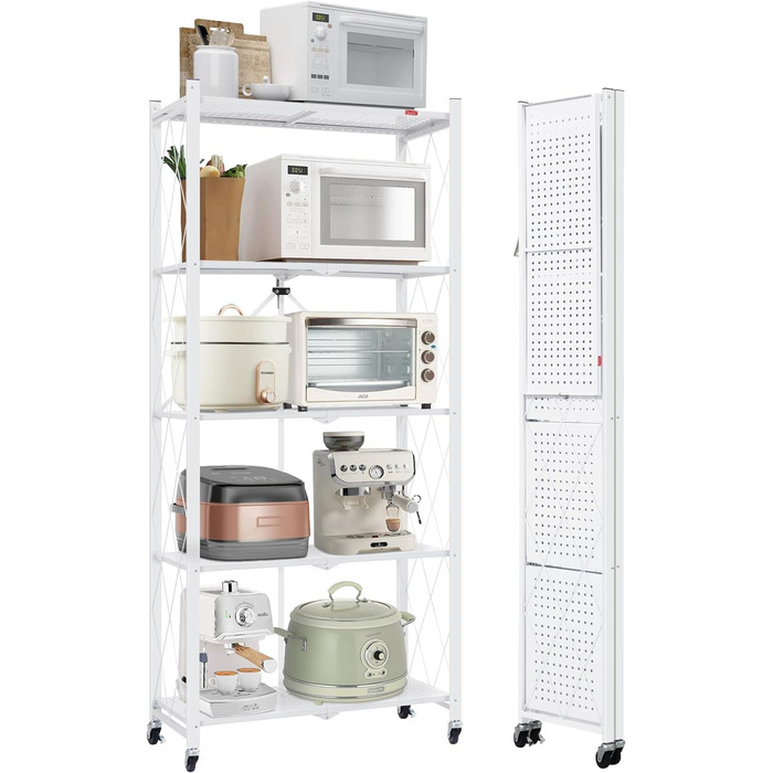 Deanic 5-Tier Folding Heavy-Duty Shelf