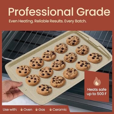 Набір для випічки Bakken Swiss 6 шт. - Антипригарні форми для випічки з вуглецевої сталі з білим мармуровим покриттям