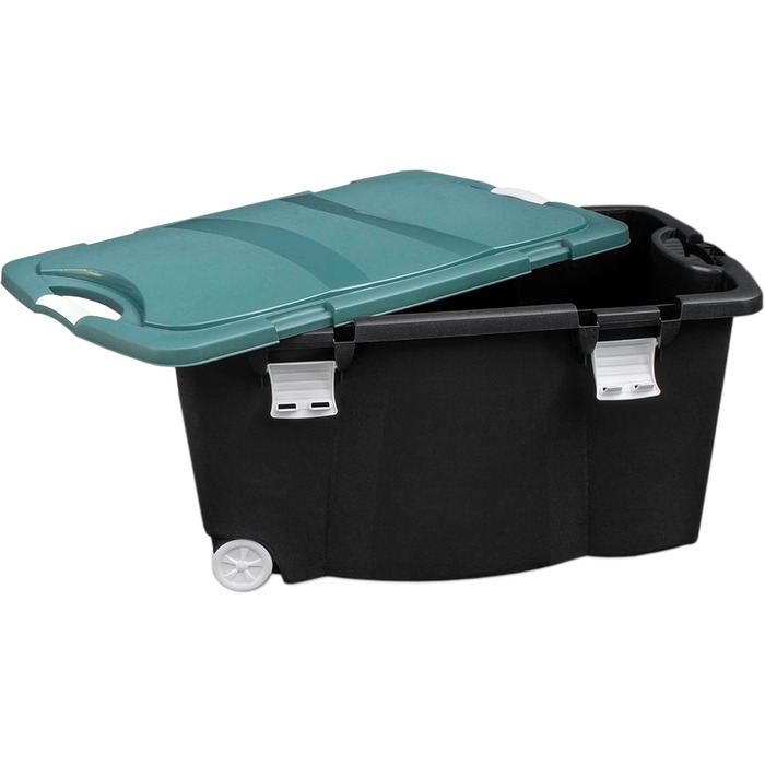 Spetebo Jumbo Allzweckbox 120 Liter with Wheels - also usable as a garden box and toy box
