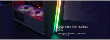 Корпус для ПК Aerocool Bolt Mid-Tower RGB, ATX, з прозорою бічною панеллю, RGB підсвітка, 120мм вентилятор, Чорний