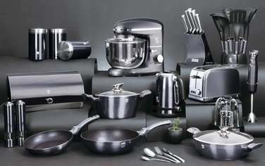 Цілісний хлібниця Berlinger Haus Carbon Pro, чорна сталь