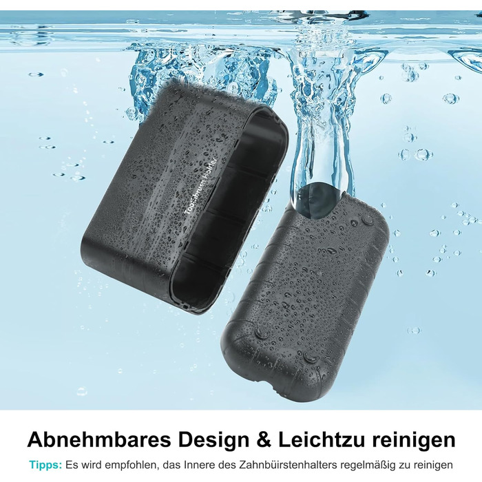 Тримач для зубних щіток електричних, органайзер для ванної кімнати, великий, антиковзний, регульований, сімейний, дитячий, чорний