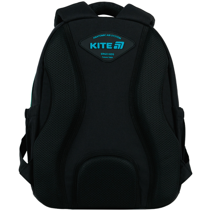 Шкільний багатокамерний рюкзак Kite, чорний, 15 л