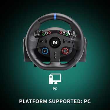 NITHO Ігрове кермо з педалями та перемикачем передач, 270 градусів для PS4, PC, Xbox One, Xbox Series X|S та Switch, Zero Dead Zone Racing Wheel (Drive Pro ONE PC)