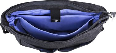 TRAVANDO Laptop Bag 14-16 Inch Laptop Bag Men's Shoulder Bag Canvas Sailcloth Messenger Bag Short Trip Bag Messenger Bag Men for Work School Leisure Notebook Bag (Black)