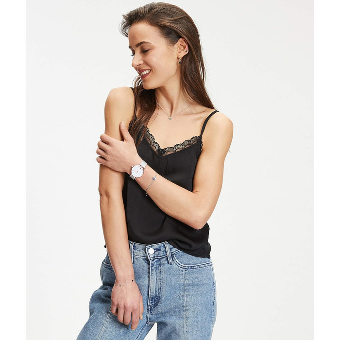 Годинник Tamaris для жінок з металевим браслетом сітка та серцем (двоколірний рожеве золото/серце)