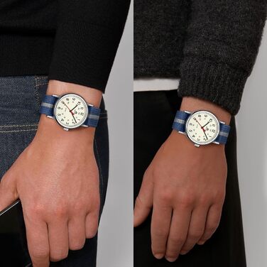 Годинник чоловічий LN LENQIN військовий вологостійкий з комфортним ремінцем, спортивний, блакитний