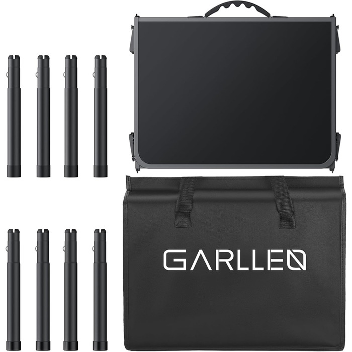 Складаний туристичний стіл Garllen 87x40 см, 3 висоти (26/48/70 см) - для кемпінгу, пікніка, саду, грилю