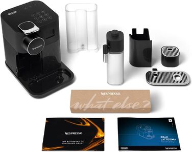 Nespresso De'Longhi Gran Lattissima EN650.B Coffee Capsule Machine with Automatic Milk System, 9 Direct Select Buttons, 1 L Water Tank, 25 Sec. Heating Time, 19 bar Pump Pressure, Auto Shut-Off, Black. Previous Model