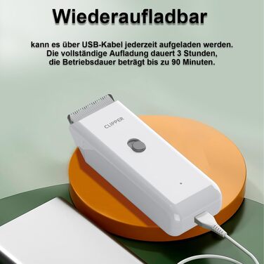 Професійна машинка для стрижки собак та котів, тиха, з керамічним лезом, електрична, водонепроникна (IPX7), зелена (Стандартний набір)