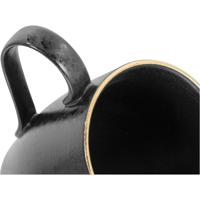 CreaTable INDUSTRIAL GOLD: 16-частинний набір посуду для 4 осіб (16-частинний комбінований сервіз з кераміки, безпечний для миття в посудомийній машині та використання в мікрохвильовці)