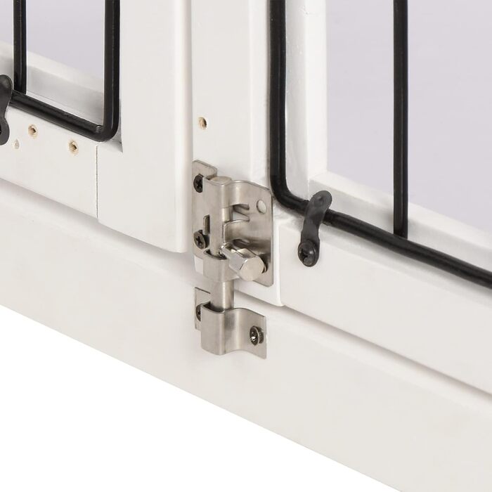 Клітка для собак PawHut - Будка з 2 входами, закривається на замок, для маленьких собак, 58,5 x 81 x 66 см