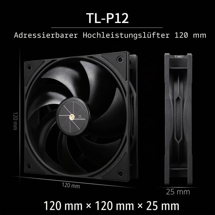 Кулер для процесора Thermalright Assassin X 120R Digital Black, 120мм PWM вентилятор, цифровий дисплей, сумісність з AM4/AM5, Intel LGA1700/1851/1200/115X