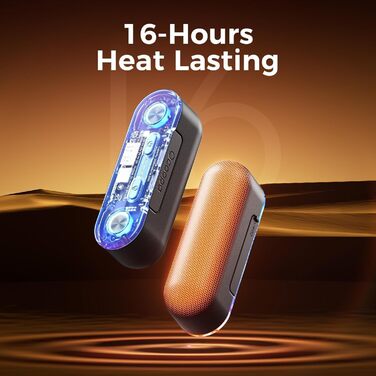 Електричні грілки для рук OCOOPA MagTwins UT2s, 10000 mAh, 4 режими нагріву, 2 шт., чорний