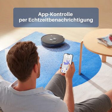 Робот-пилосос Chuango RV-500 з функцією миття підлоги, 4 режими, 500 мл контейнер для сміття, 300 мл бак для води, 2200Pa, до 150 хв роботи