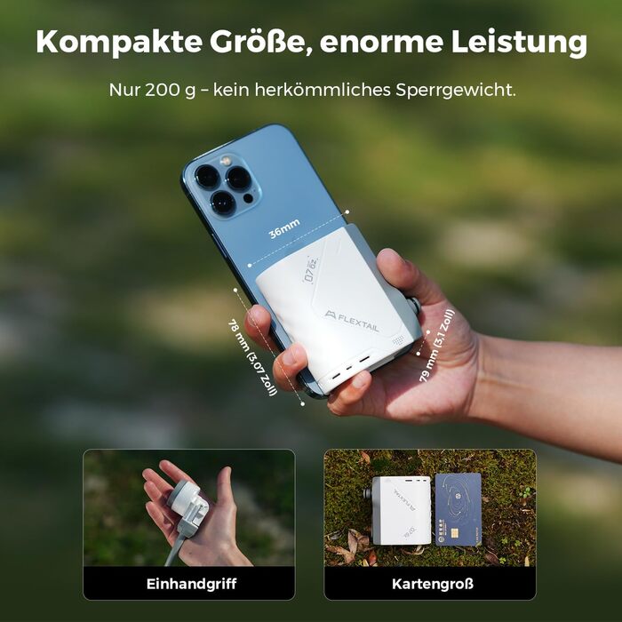 Портативна душ FLEXTAILGEAR Tiny Shower для кемпінгу та подорожей: 2.2м шланг, USB-C зарядка, 2 режими економії води
