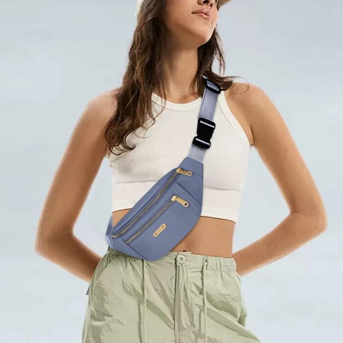 Гірчатка поясна водонепроникна для жінок та чоловіків, сумка через плече, поясна сумка, бірюзова