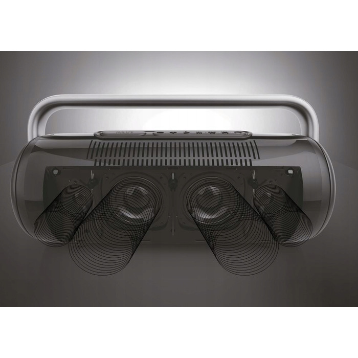 Портативна колонка Manta NYX SPK325, чорна, 80 Вт