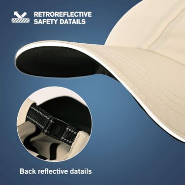 Кепка бейсболка TOPEX XL/XXL водонепроникна чоловіча/жіноча літня сонцезахисна для спорту, гольфу, тенісу, бігу з UV-захистом (Бежева)