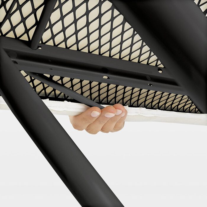 Прасувальна дошка Brabantia Jeansschwarz Standard B (124 x 38 см) з регульованою мульдою для пари