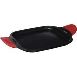CASTEY IP45 Grill Pans, Aluminium, Black (35 cm)