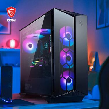Корпус ПК MSI MPG GUNGNIR 110R: загартоване скло, підтримка ATX/M-ATX/Mini-ITX, 4 RGB вентилятори, USB 3.2 Gen 2x2, магнітний фільтр