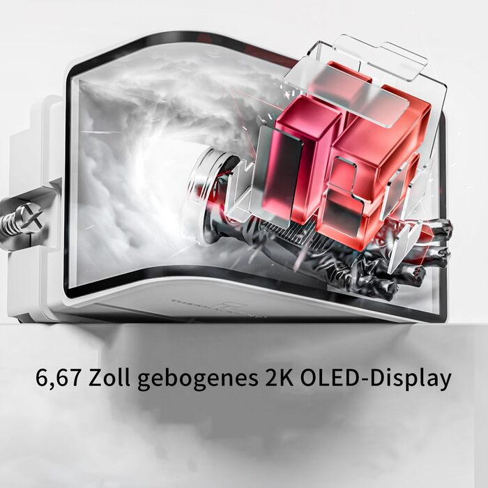 Система рідинного охолодження процесора Thermalright Wonder Vision 360 UB ARGB White, LCD-дисплей 6.67