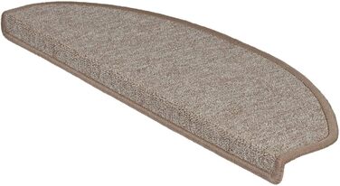 Casa Pura Сходинкові килимки 15 шт. у наборі, 11 кольорів, міцне кріплення, стабільна кутова рейка (Бежевий)